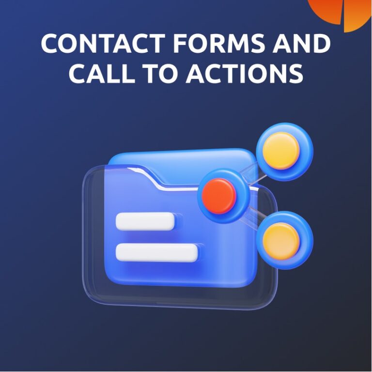 Contact forms included in web design