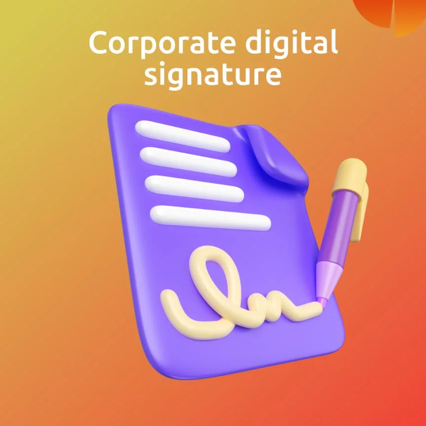 Digital corporate signature design