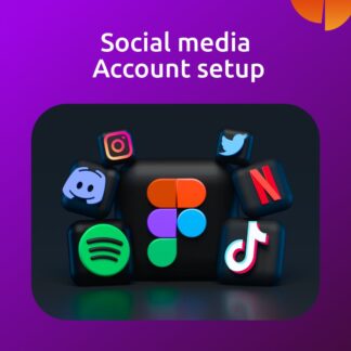 Social media account creation